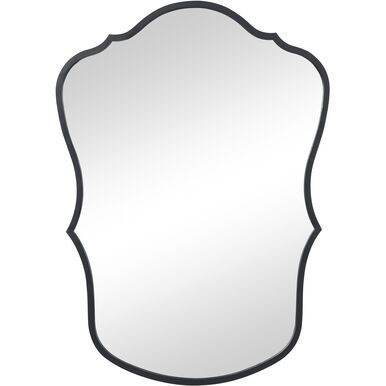 Middleton Black Curved Wall Mirror (DISPLAY ONLY)