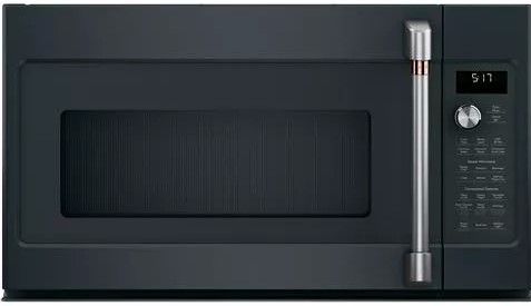 Ge Cafe Matte Blk OTR Microwave (DISPLAY ONLY)
