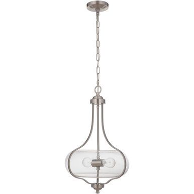 Serene Br Pol Nickel 2 Lt Pendant Serene Br Pol Nickel 2 Lt Pendant