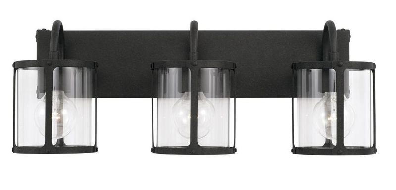 Brennen Black Iron 3 Lt Vanity Brennen Black Iron 3 Lt Vanity