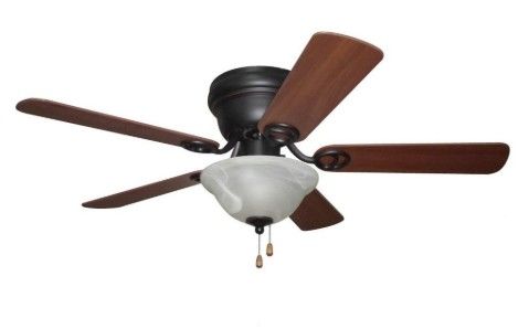 Wyman Oil Rbd Brz Fan W/ Light Kit Wyman Oil Rbd Brz Fan W/ Light Kit