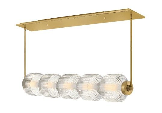 Reign Lacquered Brs 5Lt Led Linear