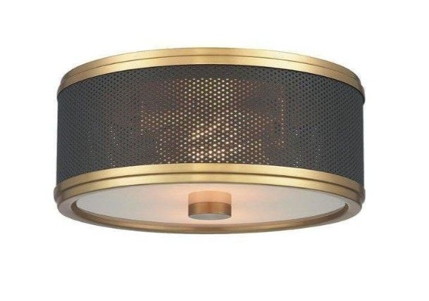 Fraser Aged Brass 2 Semi Flush Fraser Aged Brass 2 Semi Flush