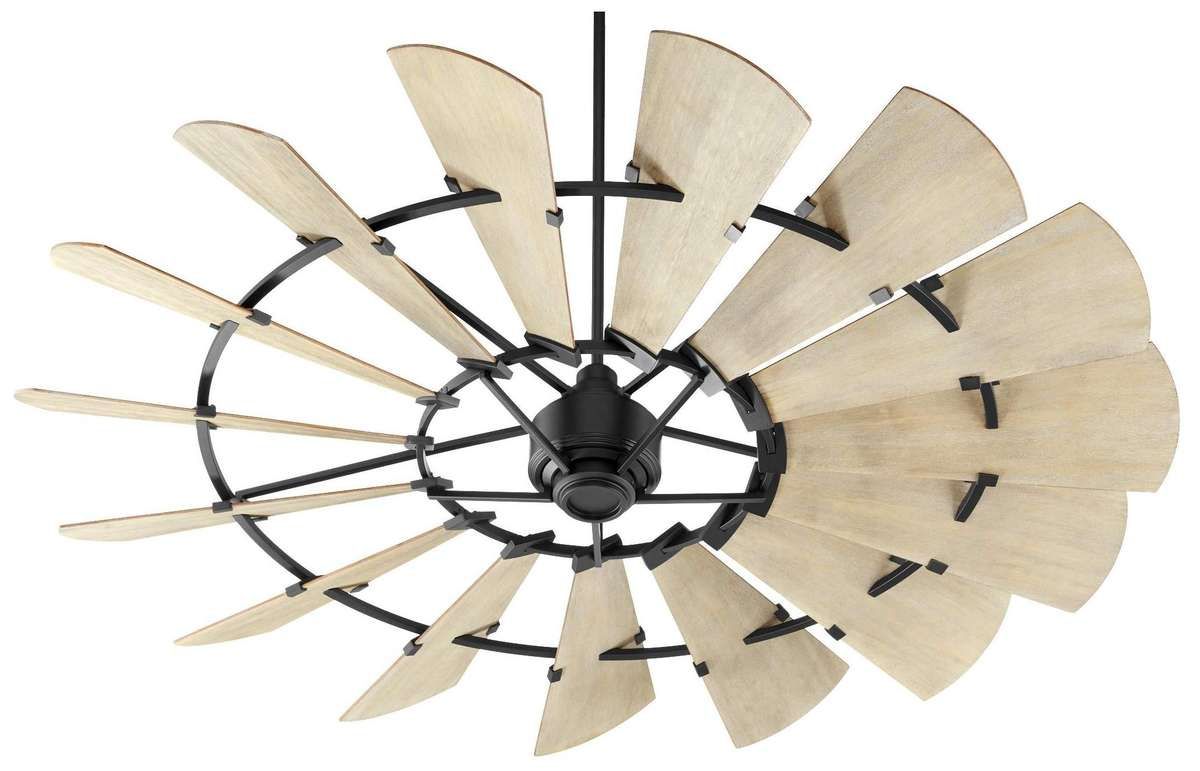 Windmill Blk Ceil Fan W/Wo Blds