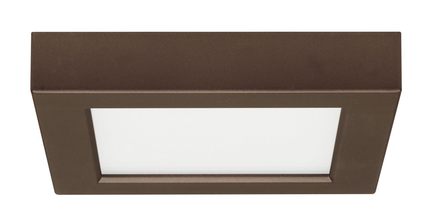 Bronze Square Led Flushmnt Fixture