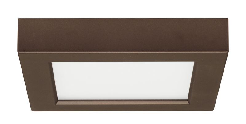 Bronze Square Led Flushmnt Fixture Bronze Square Led Flushmnt Fixture