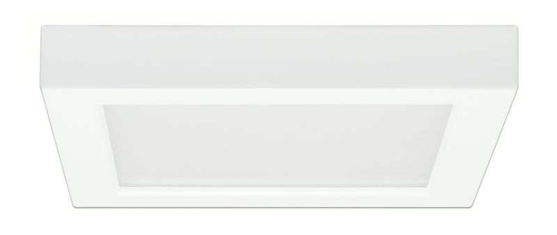 White Square Led Flushmnt Fixture White Square Led Flushmnt Fixture