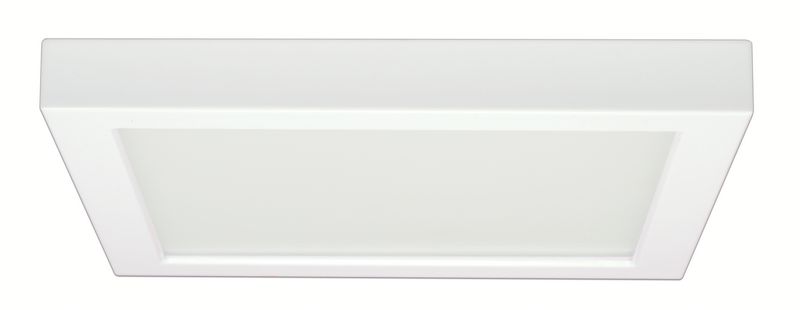 White Sq Led Flushmnt Fixture White Sq Led Flushmnt Fixture