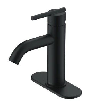 Parma Sat Blk Sngl Hndl Bath Fct   (DISPLAY ONLY) Parma Sat Blk Sngl Hndl Bath Fct   (DISPLAY ONLY)