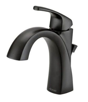 Vaughn Satin Blk Sngl Hndl Bth Fct   (DISPLAY ONLY) Vaughn Satin Blk Sngl Hndl Bth Fct   (DISPLAY ONLY)