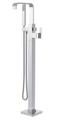 Chrome Sq Flr Mnt Tub Flr Trim Kit   (DISPLAY ONLY) Chrome Sq Flr Mnt Tub Flr Trim Kit   (DISPLAY ONLY)