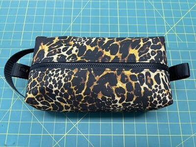 Leopard Ottertex Dopp Bag