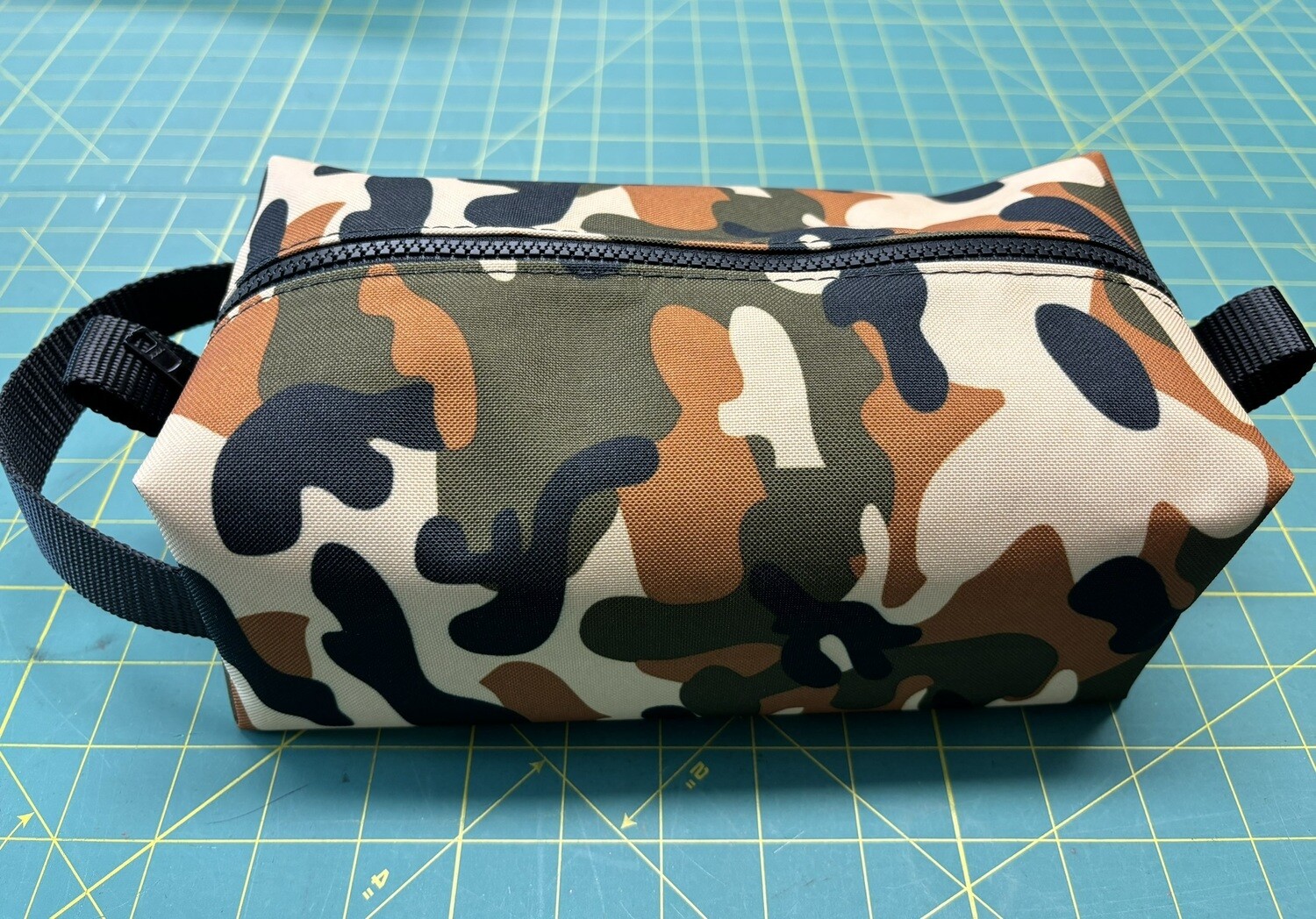 Brown Camo Print Ottertex Dopp Bag