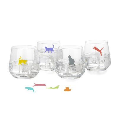 Marque-verres - Chats