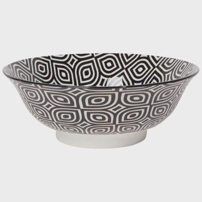 Bol Stamped 8&#39;&#39; - Black white geo