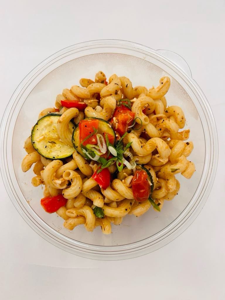 Salade repas - Pâtes aux légumes grillés à l&#39;italienne