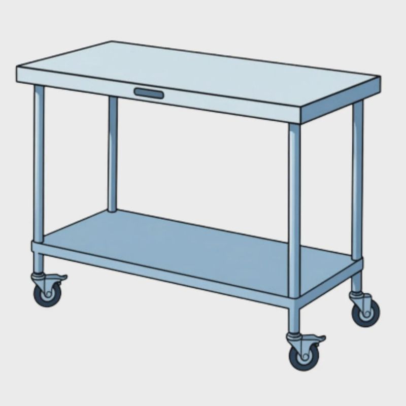 Stainless Mobile Bench Donation