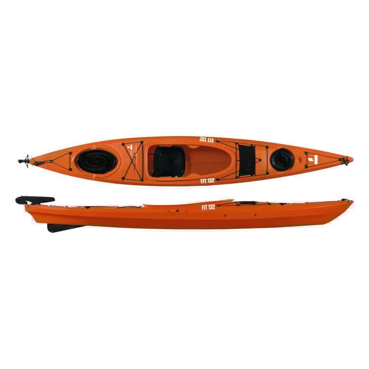 TAHE - Fit 132 PE Orange kayak