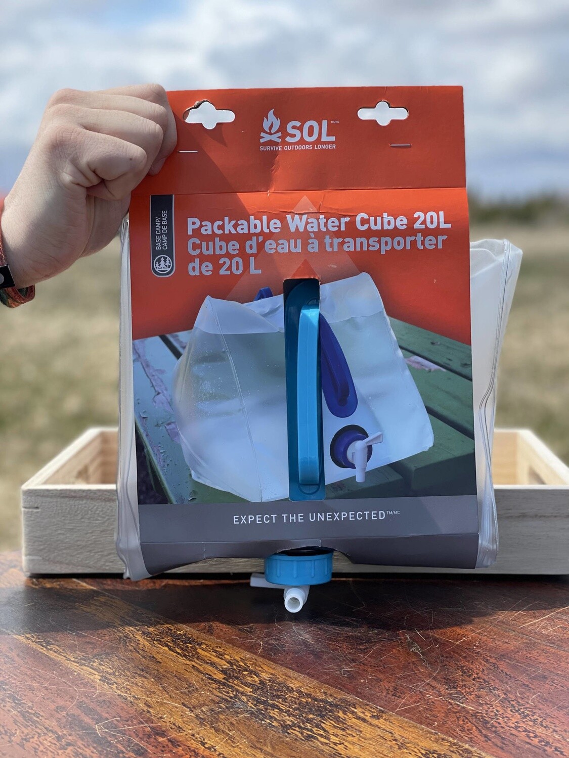 SOL Packable Water Cube 20L