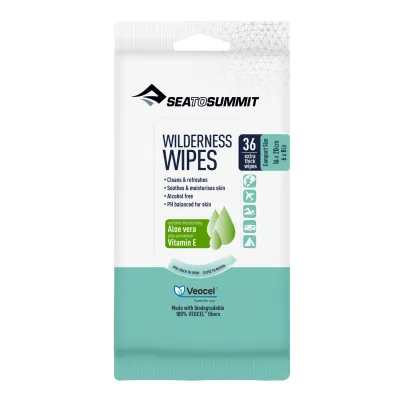 Sea To Summit - Wilderness Wipes Compact 6x8 36-wipes