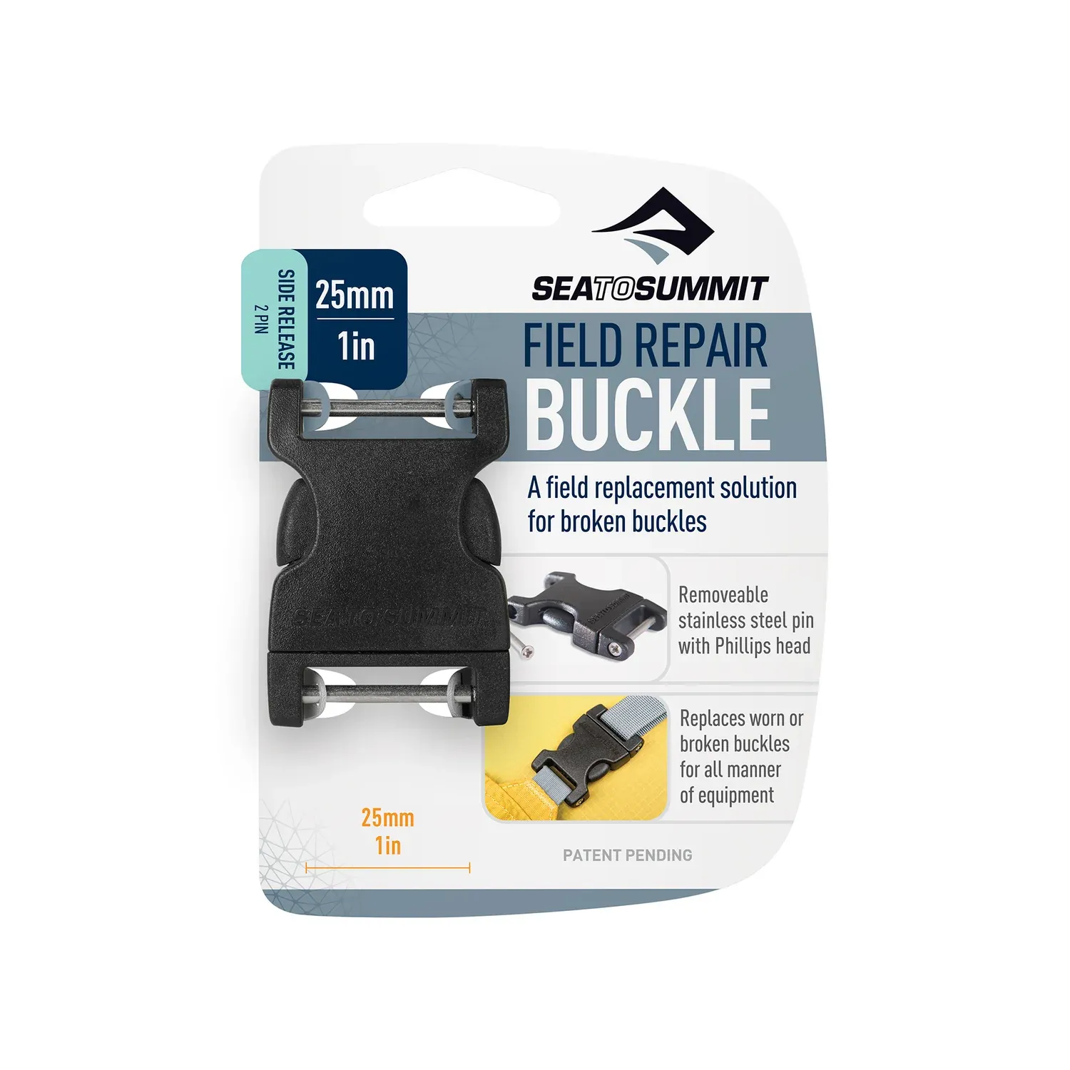 Sea To Summit - Field Repair Buckle - 2 Pin - 1&quot; - 25mm
