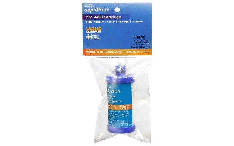 RapidPure Replacement Purifier Cartridge, 2.5 Inches