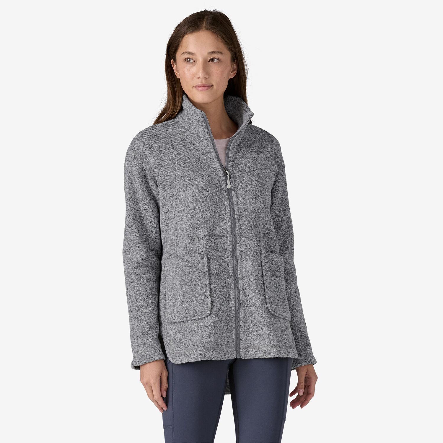 Patagonia - W&#39;s Better Sweater Oversized Coat, Color: BCW, Size: S