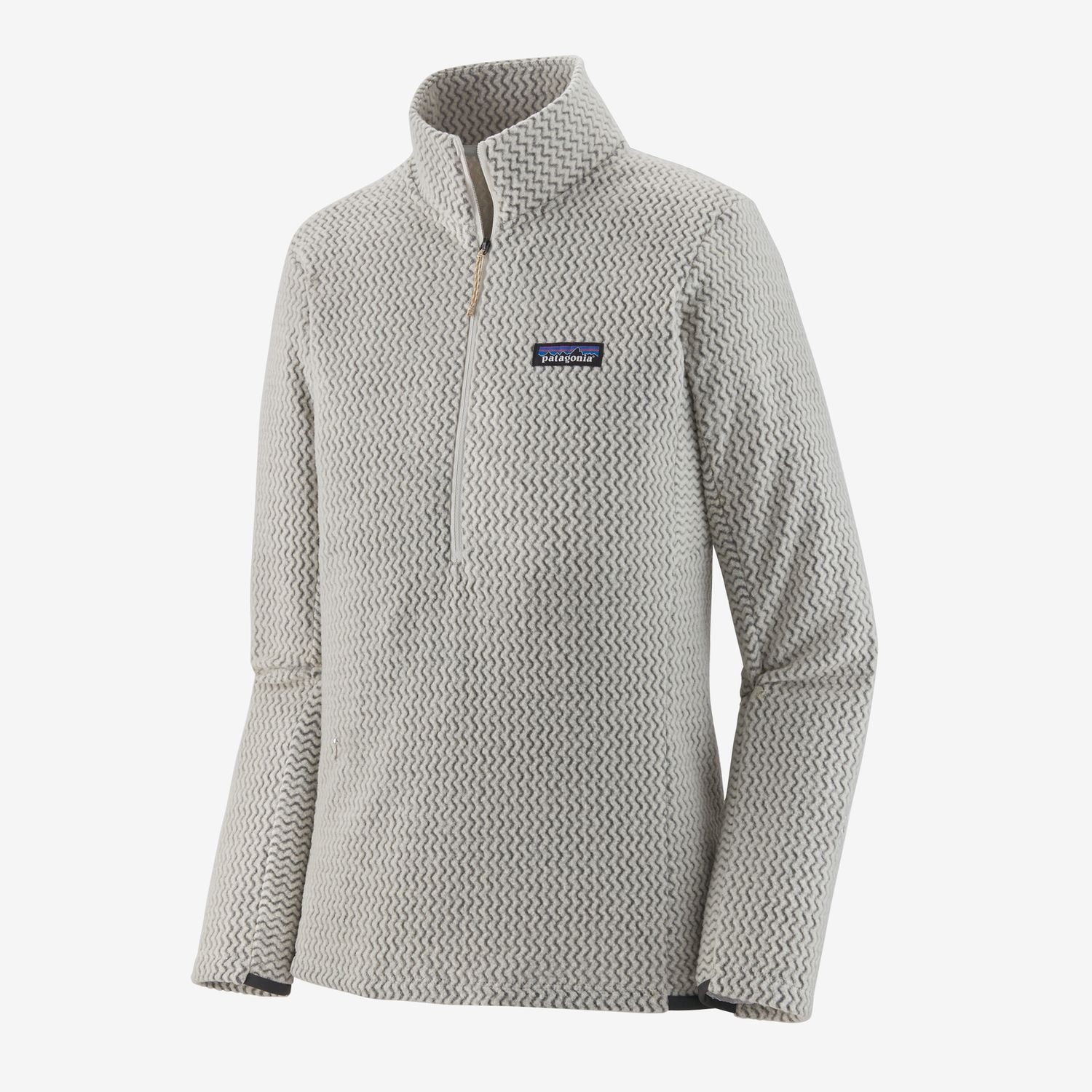 PATA - W&#39;s R1 Air Zip Neck, Color: WLWT, Size: L
