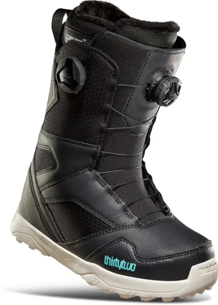 Thirty Two - W&#39;s STW Double Boa, Color: Black, Size: 8