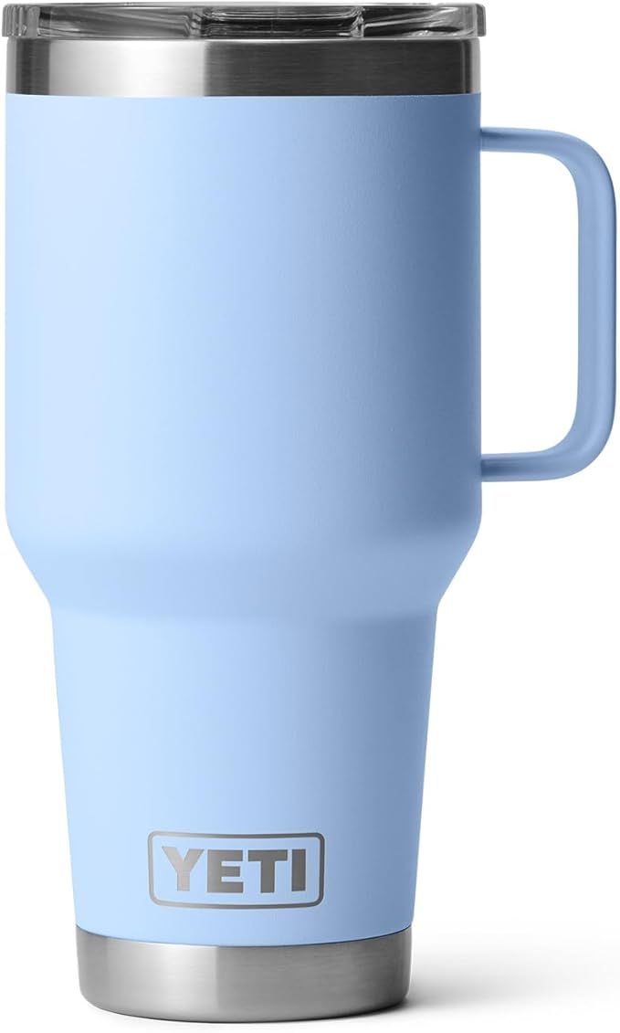YETI - Rambler 30oz / 887ml Travel Mug, Color: Big Sky Blue