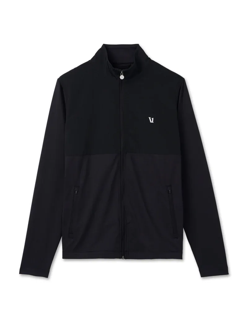 Vuori - M&#39;s Sunday Element Track Jacket, Color: BLK, Size: M