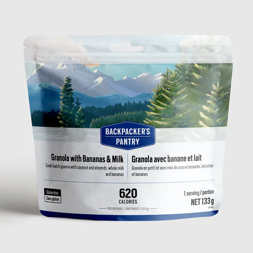 Backpacker&#39;s Pantry - Granola with Bananas, Milk (EXPIRATION 01/26)