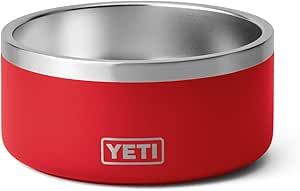 YETI - Boomer 4 Dog Bowl, Color: Rescue Red