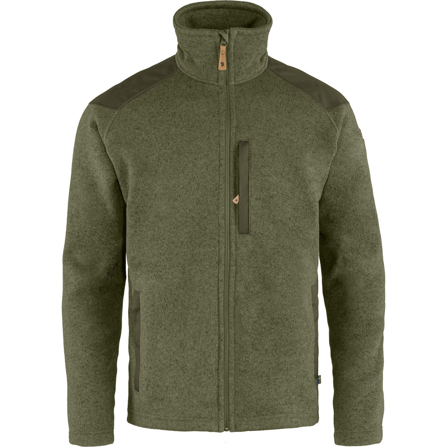 Fjallraven - M&#39;s Buck Fleece, Size: L, Color: Laurel Green-Deep Forest