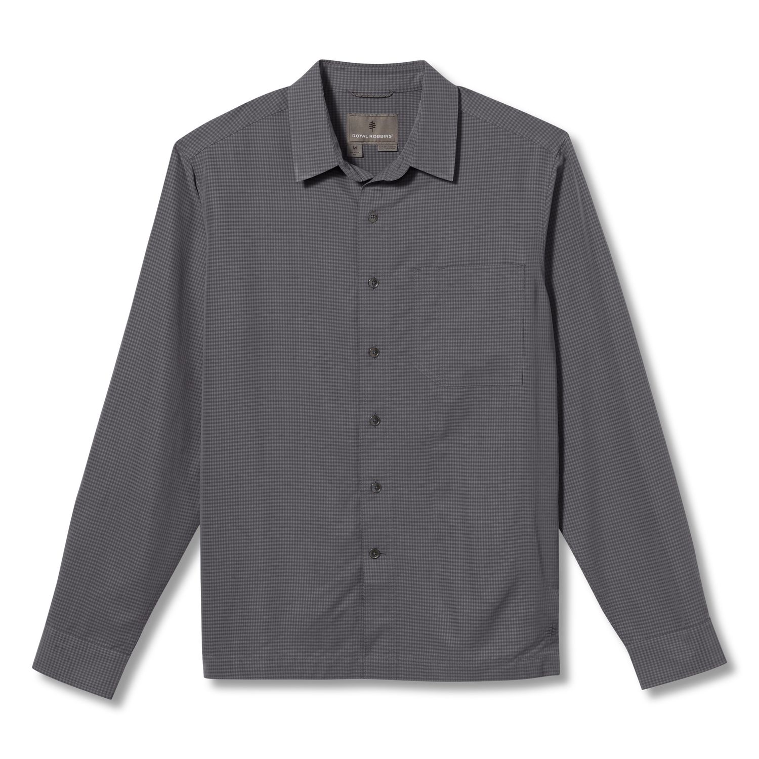 Royal Robbins - M&#39;s Desert Pucker Dry Long Sleeve, Size: M, Color: Asphalt