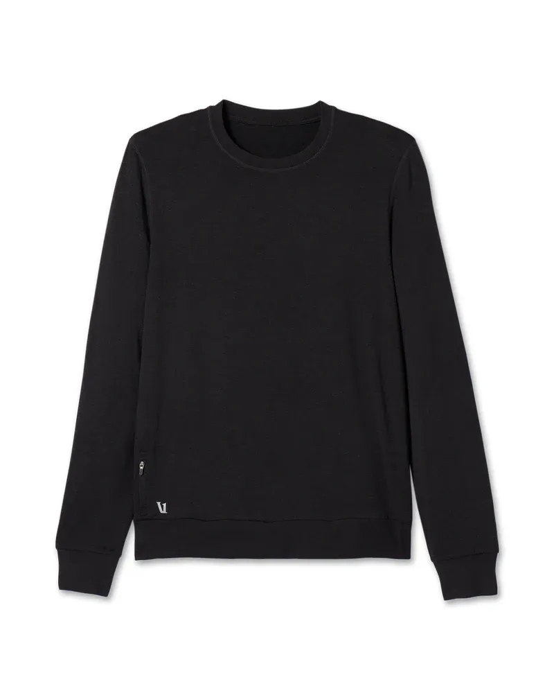 Vuori - M's Ponto Performance Crew, Color: HBK, Size: S