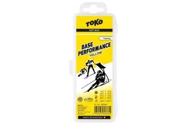 TOKO - Base Performance Wax 120g, Color: Yellow
