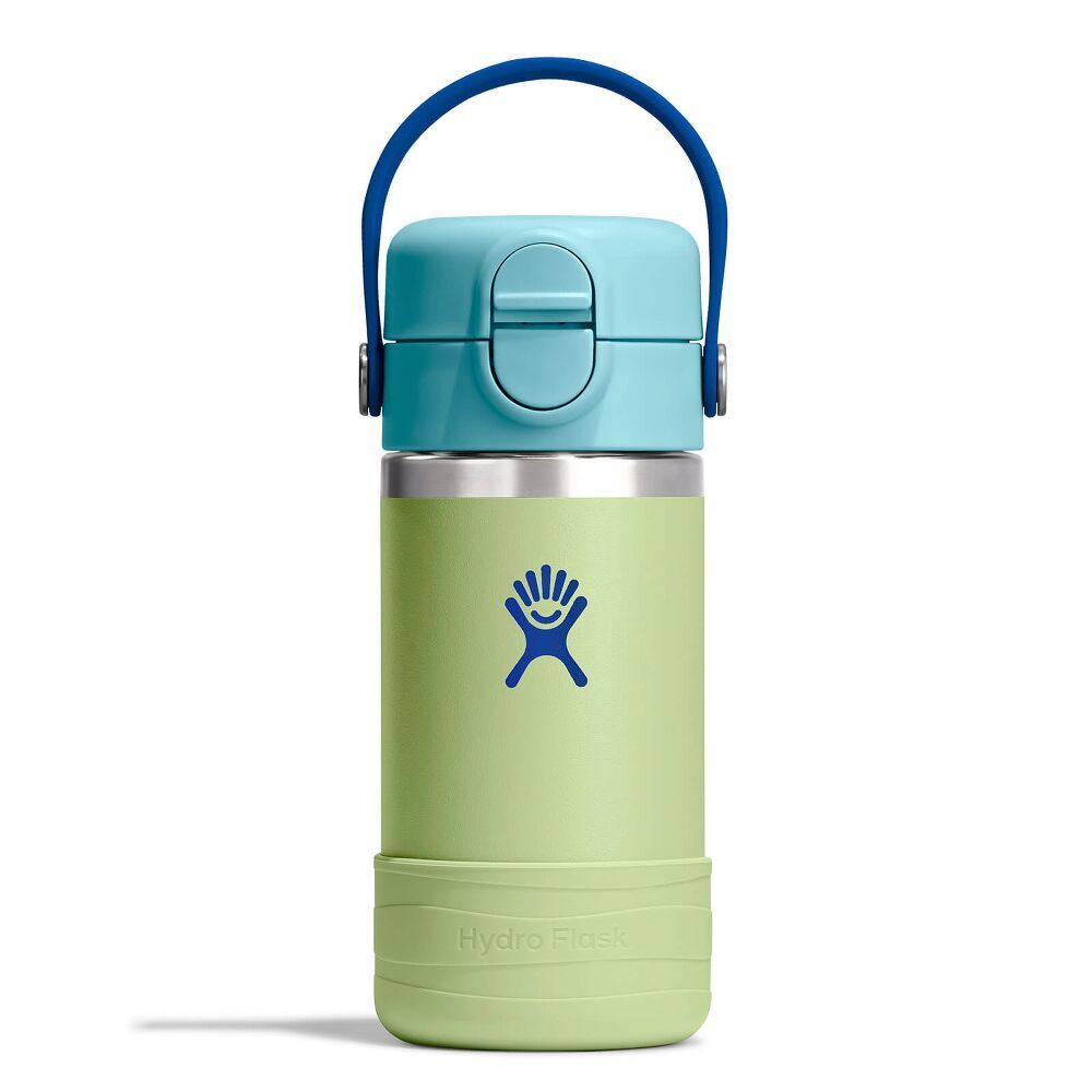 Hydroflask - Kids 12oz Wide Mouth Covered Cap and Boot, Color: Seedling Green