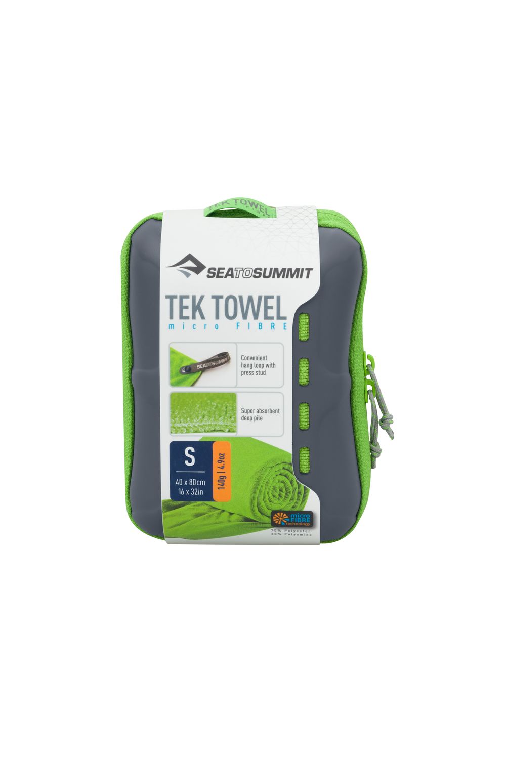 Sea To Summit - Tek Towel 16" x 32" Small, Color: Lime