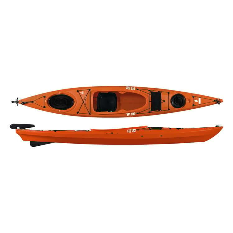 TAHE - Fit 132 PE Orange kayak