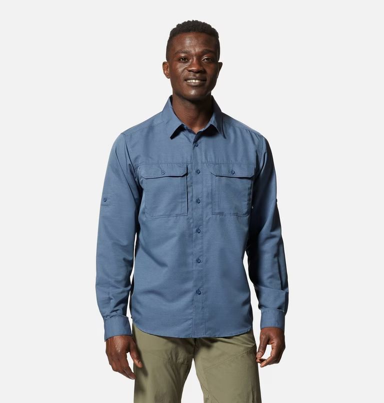 Mountain Hardwear - M's Canyon™ Long Sleeve Shirt, Color: Zinc, Size: S