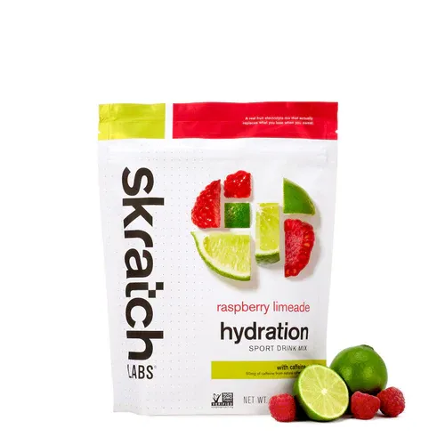 Skratch - Caffeinated Drink Mix 440g, Color: Raspberry Limeade