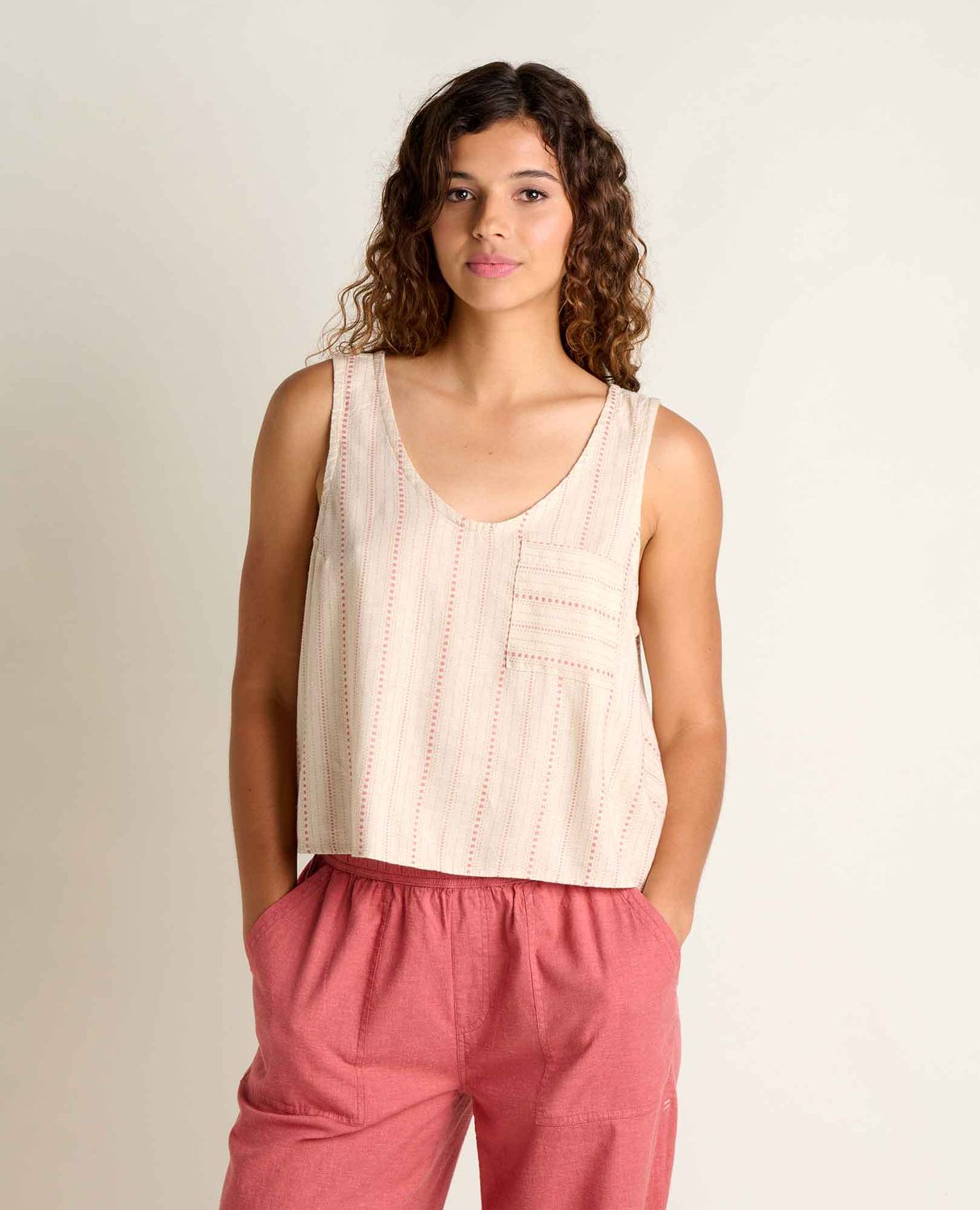 Toad &amp; Co - W's Taj Hemp Button Back Tank