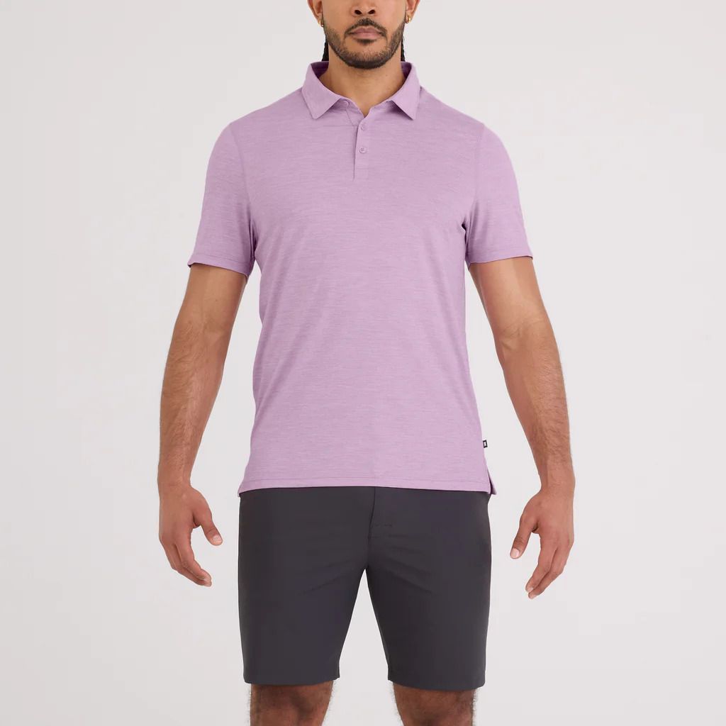 Saxx - Droptemp All Day Cooling Polo, Color: PHT, Size: S