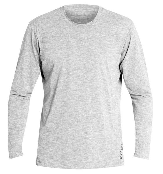 XCEL - M's Heathered Ventx Solid L/S