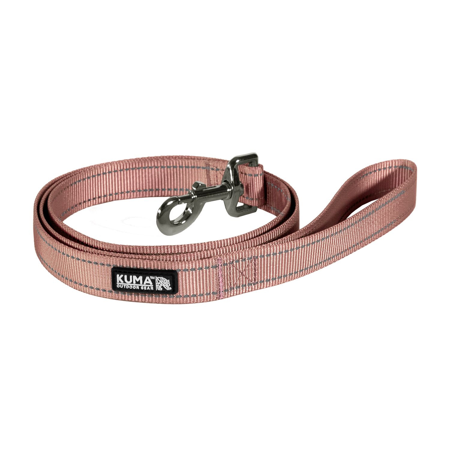 Kuma - Lazy Bear Dog Leash, Color: Flamingo
