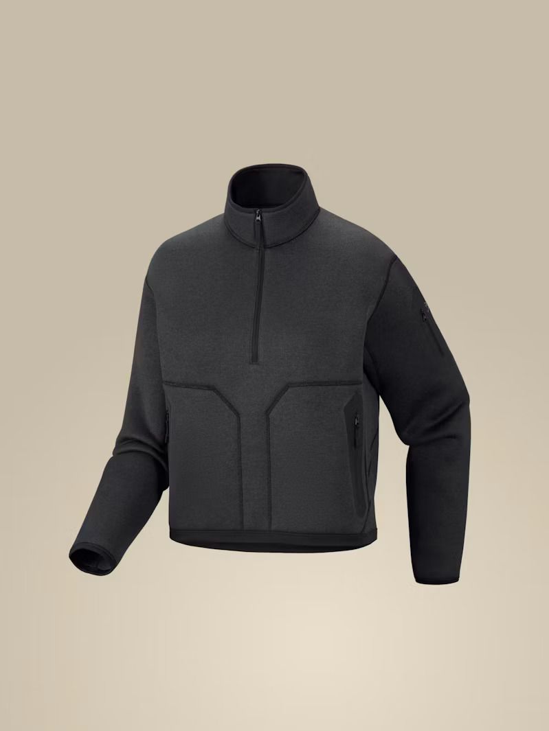Arc'teryx - W's Covert 1/2 Zip, Color: Black Heather, Size: S