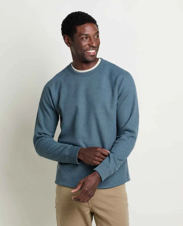 Toad &amp; Co - M's Bitterroot LS Crew, Color: ink, Size: M