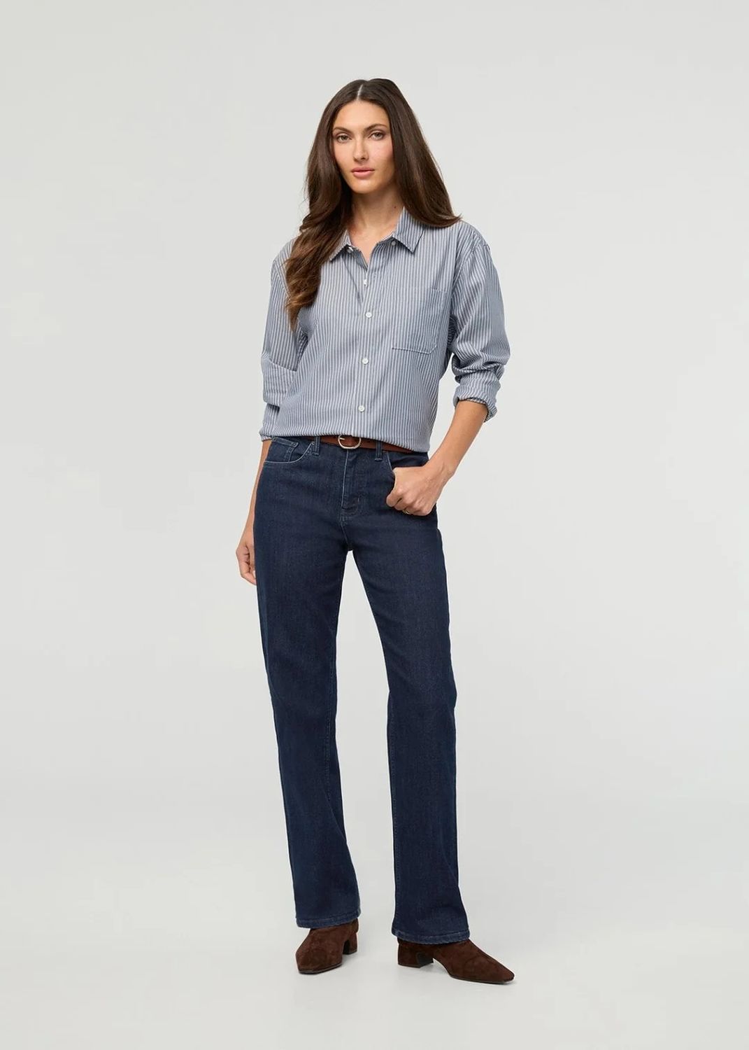DUER - W's Tech Fleece Denim High Rise Straight