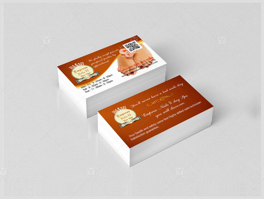 Business Card - Empress Nails Spa ID4007 Salon